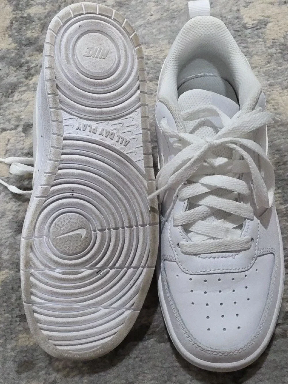 Nike Kids White Low-Top Sneakers